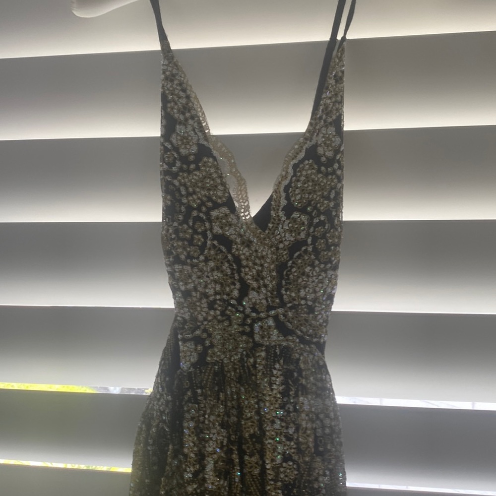 Floor length party gown
